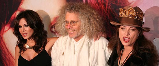 Nathalia Avelon, Rainer Langhans, Uschi Obermaier (Foto: Martin Schmitz)